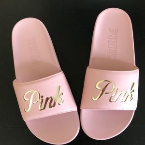 Victoria’s Secret Pink Slides - never worn